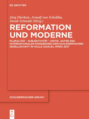 cover image of Reformation und Moderne
